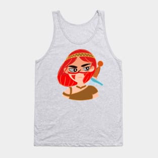 Girl with Sword Tank Top